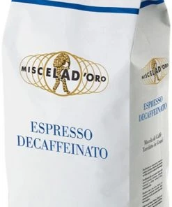 Decaf Coffee Miscela D'Oro Espresso Decaffeinato Caffeine Free Coffee