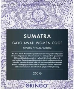 Gringo Nordic Sumatra Gayo Awali Women Coop 250 G Coffee Beans
