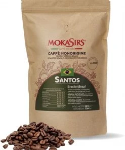Coffee Beans MokaSirs Brazil Santos 500 G