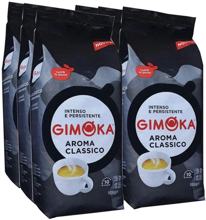 Coffee In Multipacks Gimoka Aroma Classico Coffee Beans 1 Coffee In Multipacks Gimoka Aroma Classico Coffee Beans