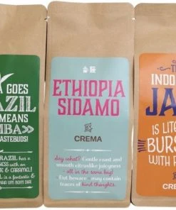 Coffee Beans Crema Tasting Pack Filter Coffee 3 X 250 G