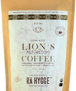 Rå Hygge Lion's Mane Mushroom Coffee 227 G, Ground Coffee