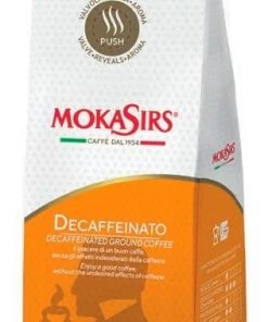 Ground Coffee For Moka Pots MokaSirs Decaffeinato Decaf Ground Coffee