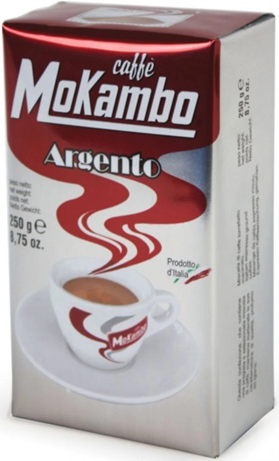 Ground Coffee For Moka Pots Mokambo Argento 1 Ground Coffee For Moka Pots Mokambo Argento