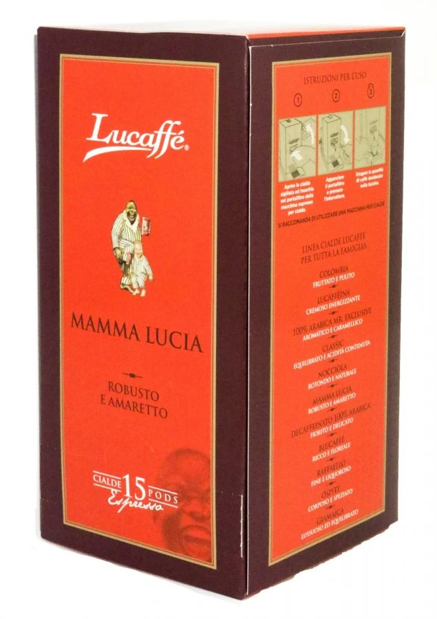 Lucaffé Mamma Lucia E.S.E. Espresso Pods 1 Lucaffé Mamma Lucia E.S.E. Espresso Pods