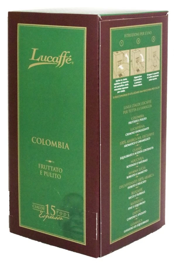 E.S.E. Espresso Pods Lucaffé Colombia ESE Espresso Pods 1 E.S.E. Espresso Pods Lucaffé Colombia ESE Espresso Pods