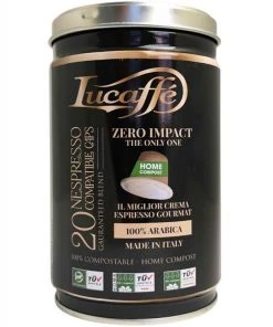 Lucaffé Lucapsule Biodegradable Nespresso Compatible Coffee Capsules 20 Pcs