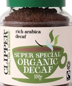 Natural Instant Coffee Clipper Super Special Organic Decaf Instant Coffee 100 G