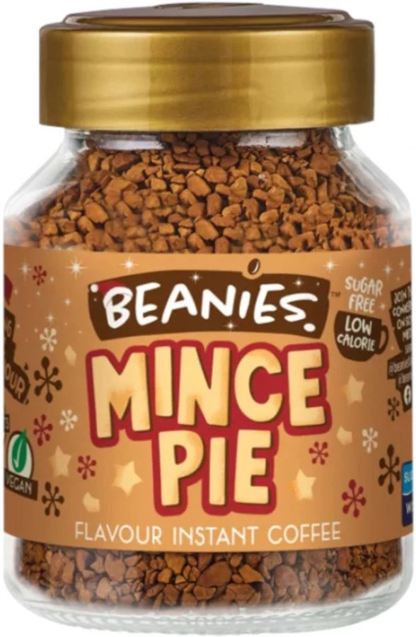 Beanies Mince Pie Flavoured Instant Coffee 50 G 1 Beanies Mince Pie Flavoured Instant Coffee 50 G