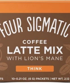 Four Sigmatic Mushroom Coffee Latte Mix With Lion's Mane, 10 Packets